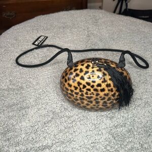 Timmy Woods crossbody wood purse: